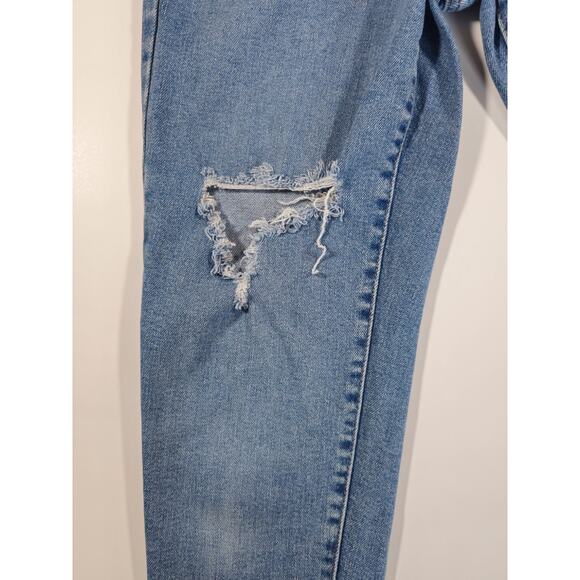 Levi's Women's Cotton Medium Wash Distressed High-Waisted Mom Jeans Size 24 - Picture 7 of 13